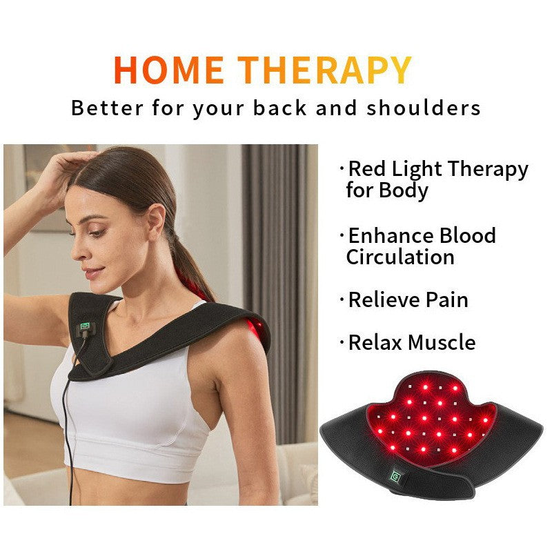 Red Light Therapy for Shoulder Back Body Pain Relief