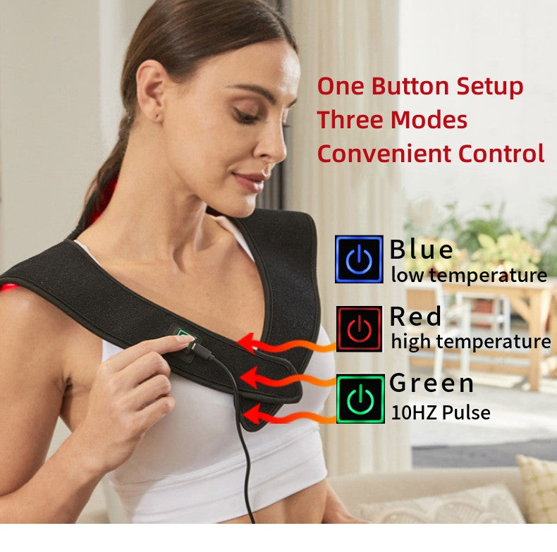 Red Light Therapy for Shoulder Back Body Pain Relief