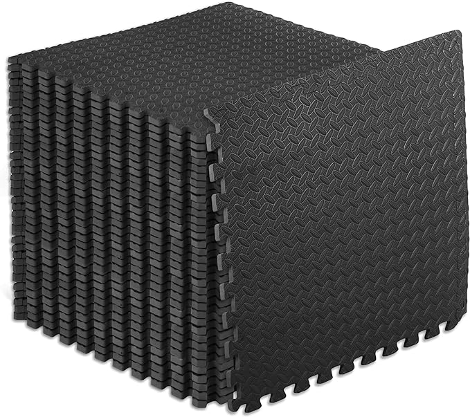 Holalifes EVA Foam Floor Tiles Protective Flooring Mats for Gym Equipment
