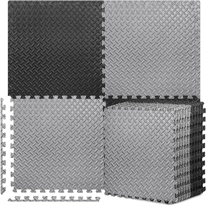 Holalifes EVA Foam Floor Tiles Protective Flooring Mats for Gym Equipment