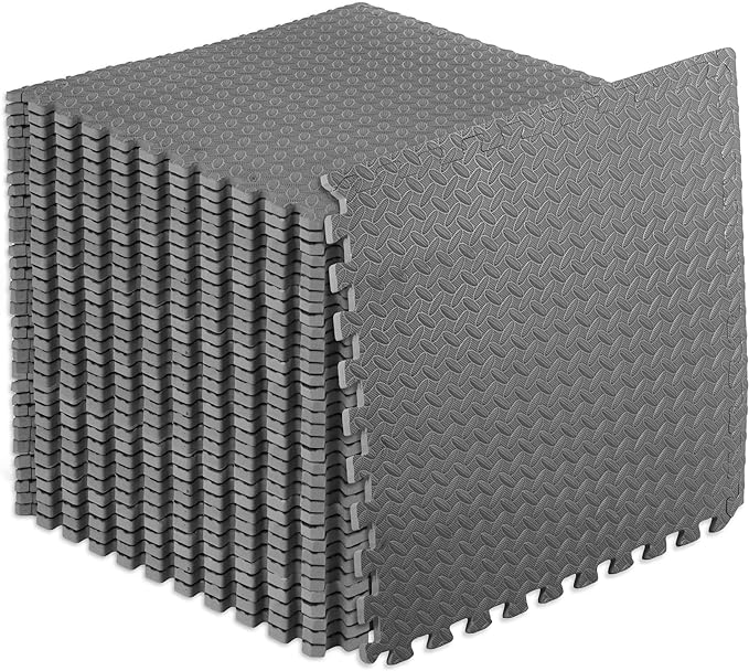 Holalifes EVA Foam Floor Tiles Protective Flooring Mats for Gym Equipment
