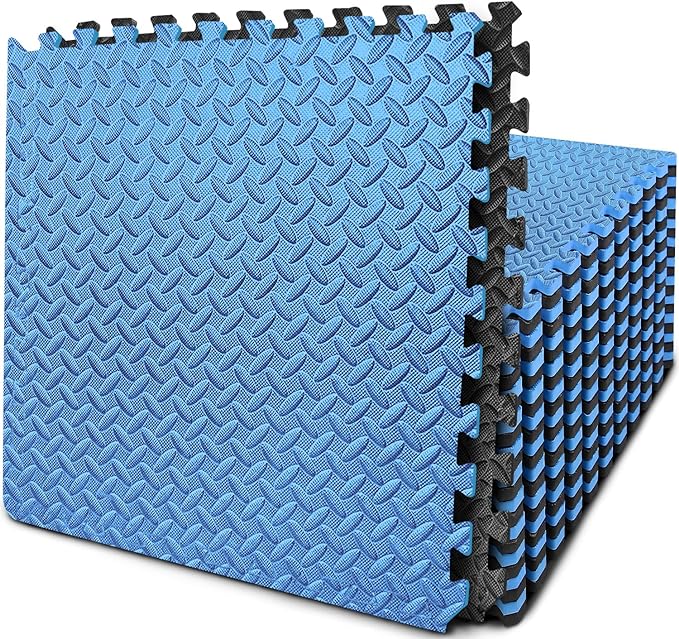 Holalifes EVA Foam Floor Tiles Protective Flooring Mats for Gym Equipment