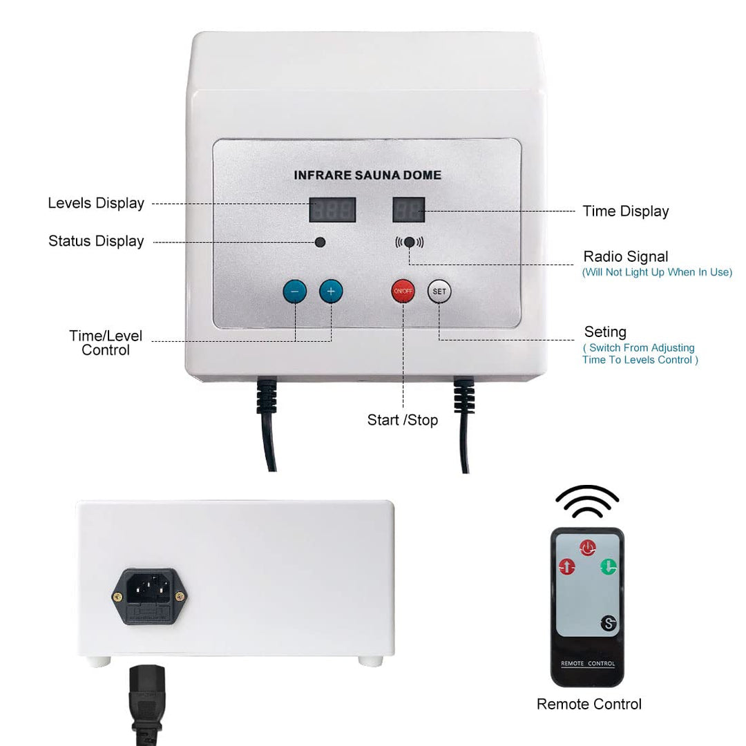 Holalifes Personal Infrared Sauna Dome for Home Spa PR005