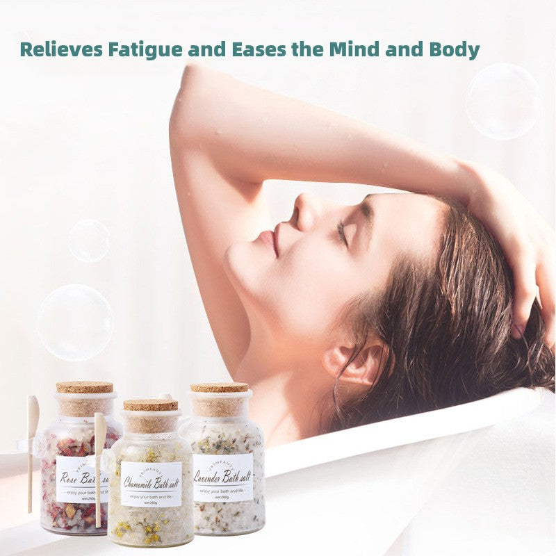 Petal Mineral Bath Salts for Relaxing Aromatherapy and Soothing Soaks