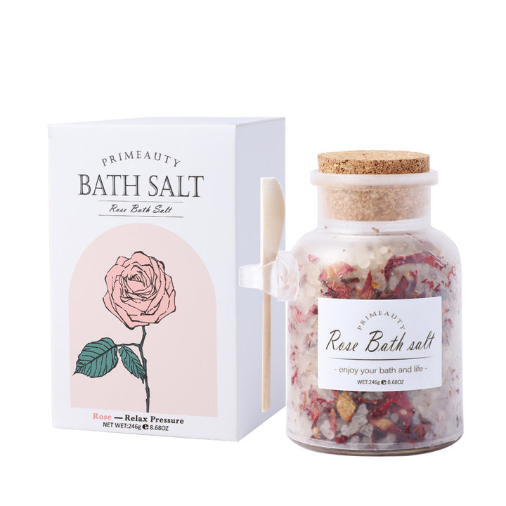 Petal Mineral Bath Salts for Relaxing Aromatherapy and Soothing Soaks