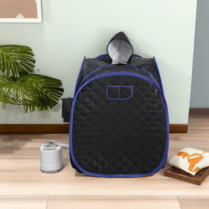 Holalifes Portable 1 Person or 2 Person Full Body Home Steam Sauna with 2L Steamer PS003
