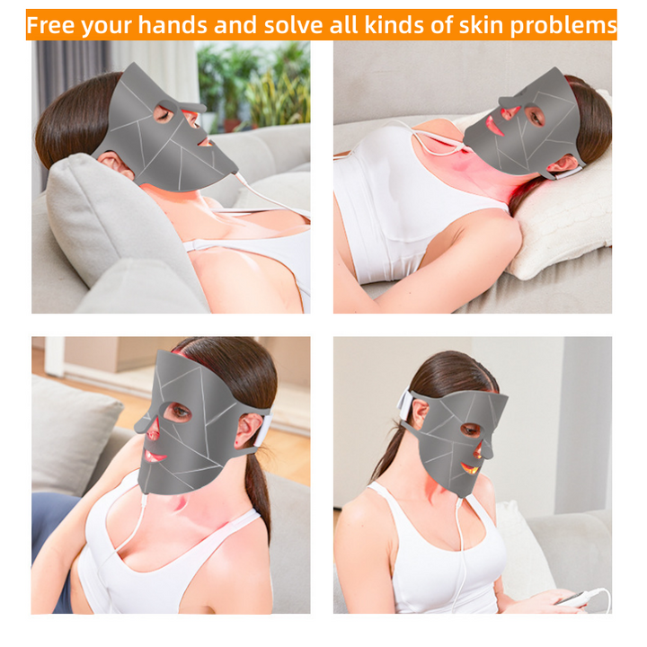 Red Light Face Mask Light Therapy at Home Use