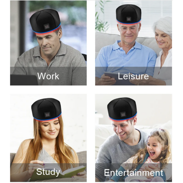 Infrared Red Light Therapy Cap Fast Hair Regrowth Treatment Hat For Hair Loss