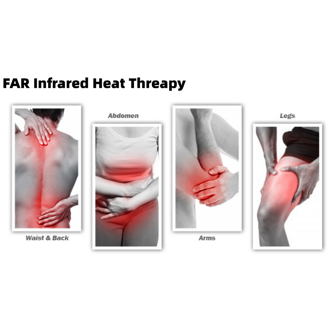 Holalifes Far Infrared Natural Jade and Tourmaline Heating Pad for Back