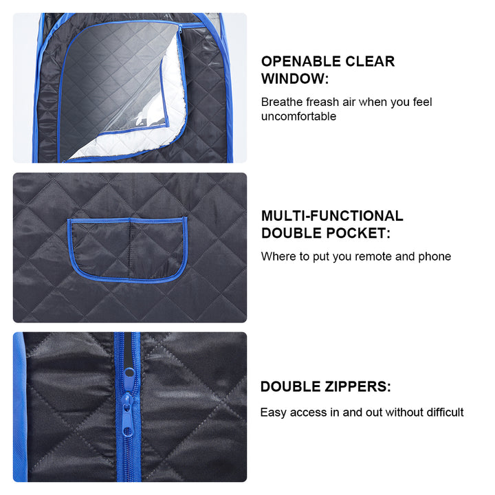 Foldable One Person Full Body Sauna Tent Without Steamer PA004