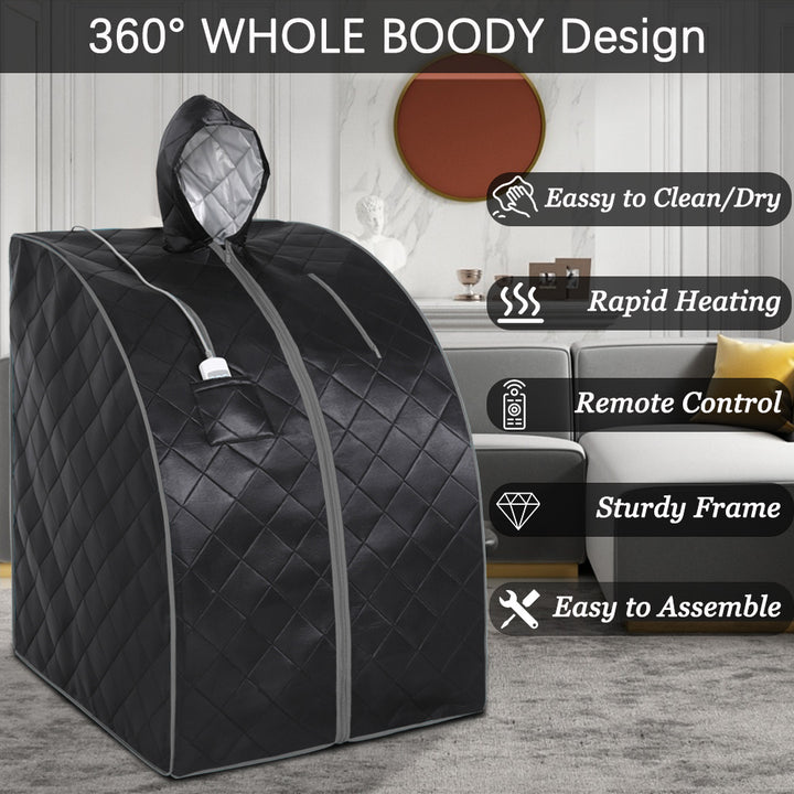 Holalifes Portable personal full body Far Infrared Sauna with Hat PR002