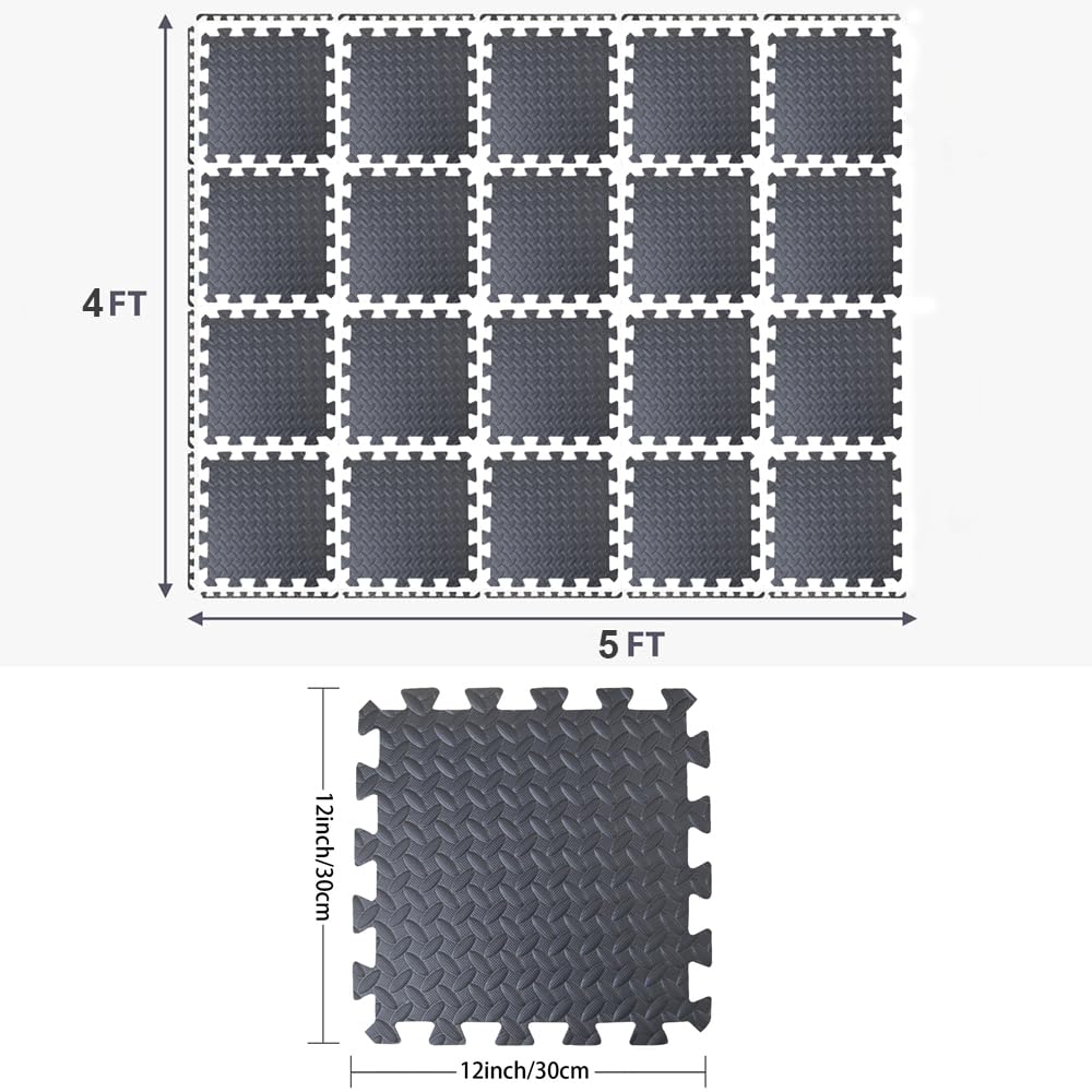 Cover 20/36 SQ.FT Home Gym  EVA Foam Floor Mats