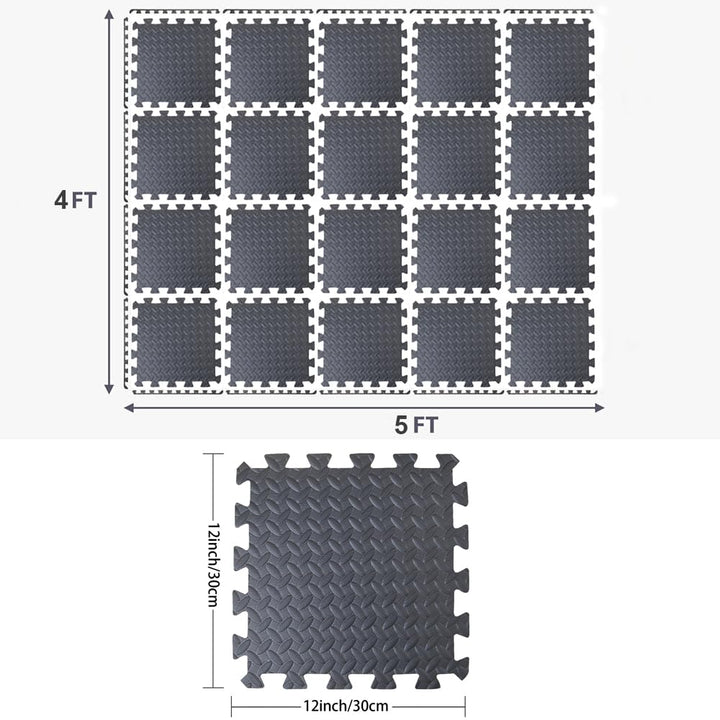 Cover 20/36 SQ.FT Home Gym  EVA Foam Floor Mats