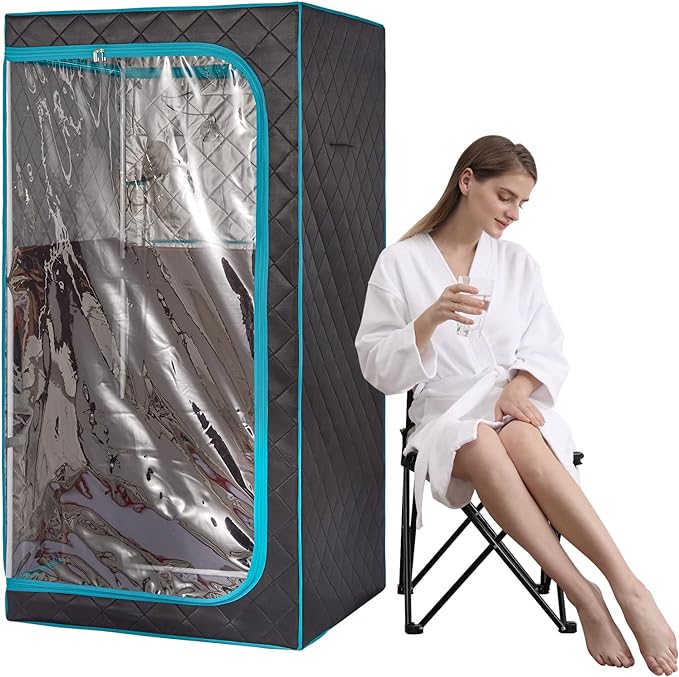 Holalifes Portable Full Size Infrared Sauna With Whole Front Clear Window PR001
