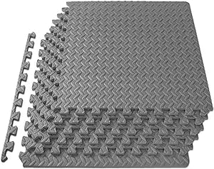 Holalifes EVA Foam Floor Tiles Protective Flooring Mats for Gym Equipment