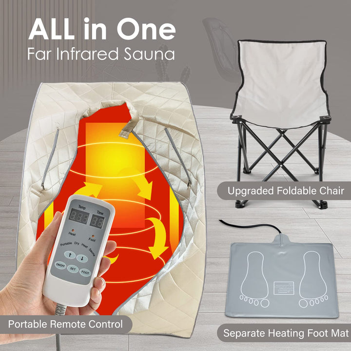 One Person at Home Portable Full Body Far Infrared Sauna PR003