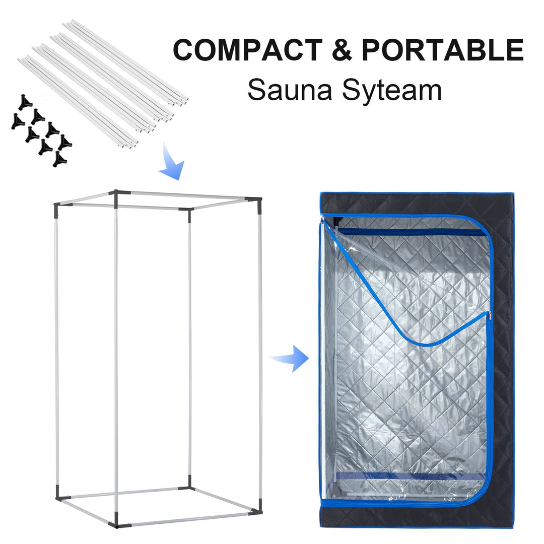 Holalifes Full Size Personal Full Body Portable Steam Sauna  PS001