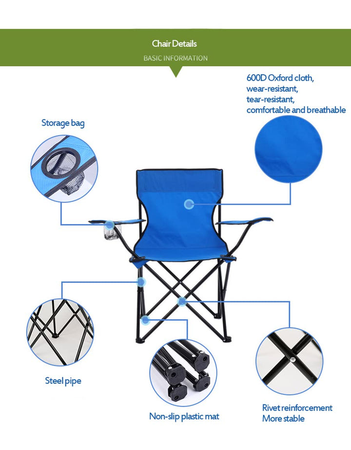 Holalifes Portable Fast Folding Chair PA005