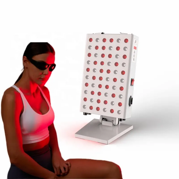 Red Light Therapy 660nm 850nm Red Near Infrared Adjustable Bracket Light with 60 LEDs