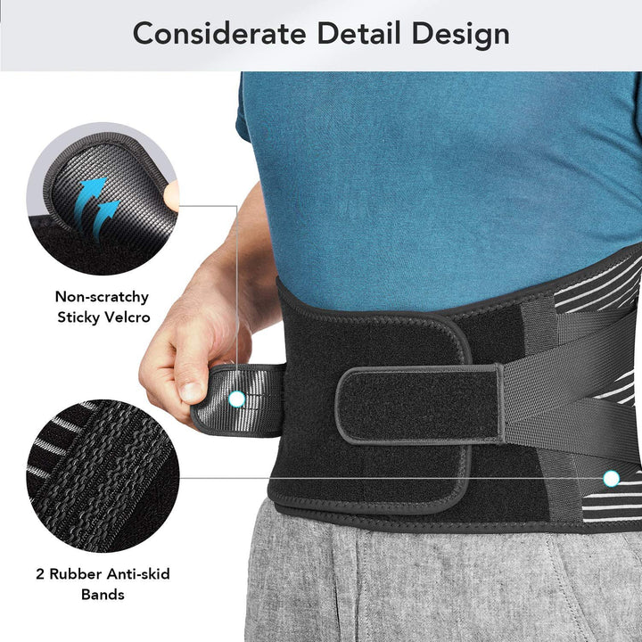 Holalifes Breathable Back Support Belt for Back Pain Relief