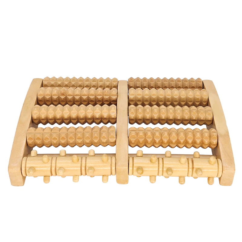 Wooden Foot Massage Roller Feet Massager for Plantar Fasciitis Pain Fatigue WA003