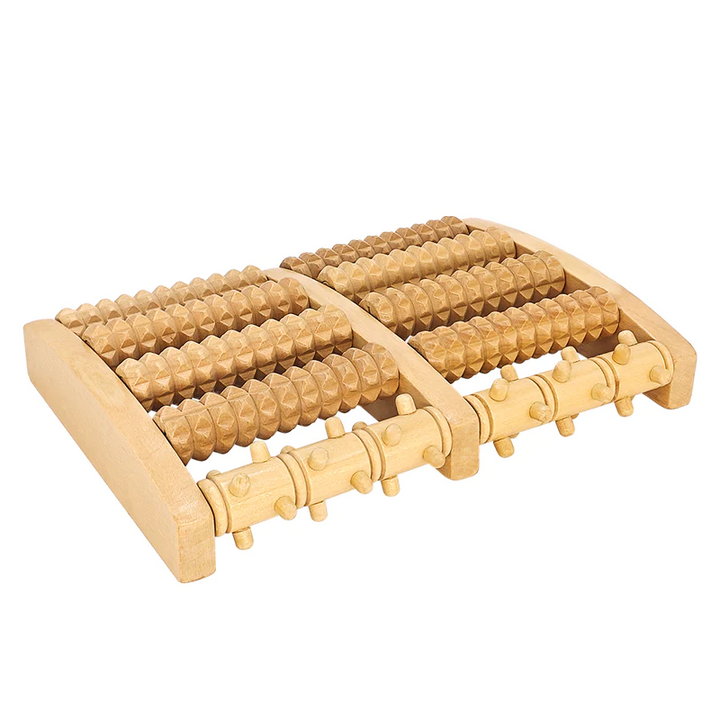 Wooden Foot Massage Roller Feet Massager for Plantar Fasciitis Pain Fatigue WA003