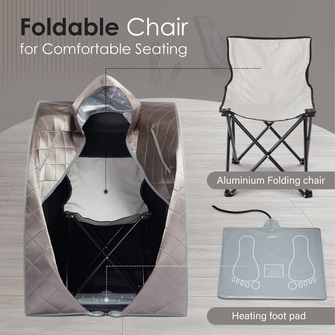 Holalifes Portable personal full body Far Infrared Sauna with Hat PR002
