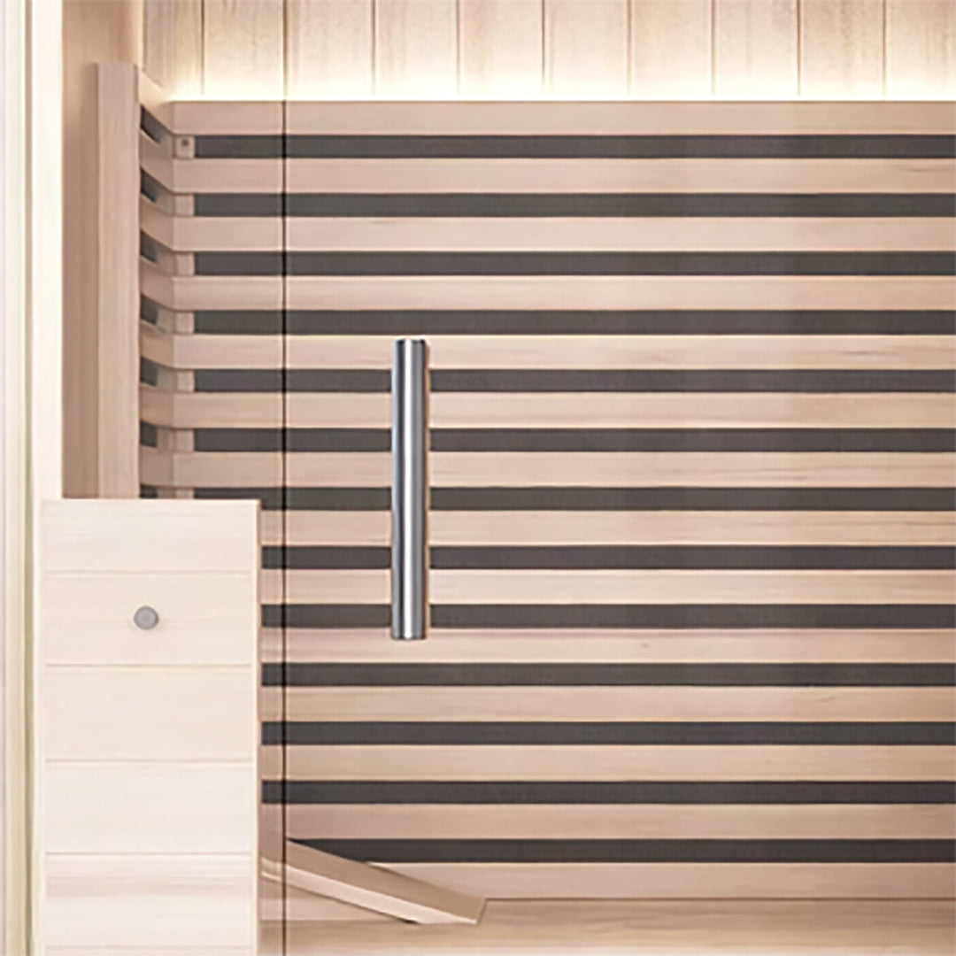 Glass Door of HolaLifes Sauna