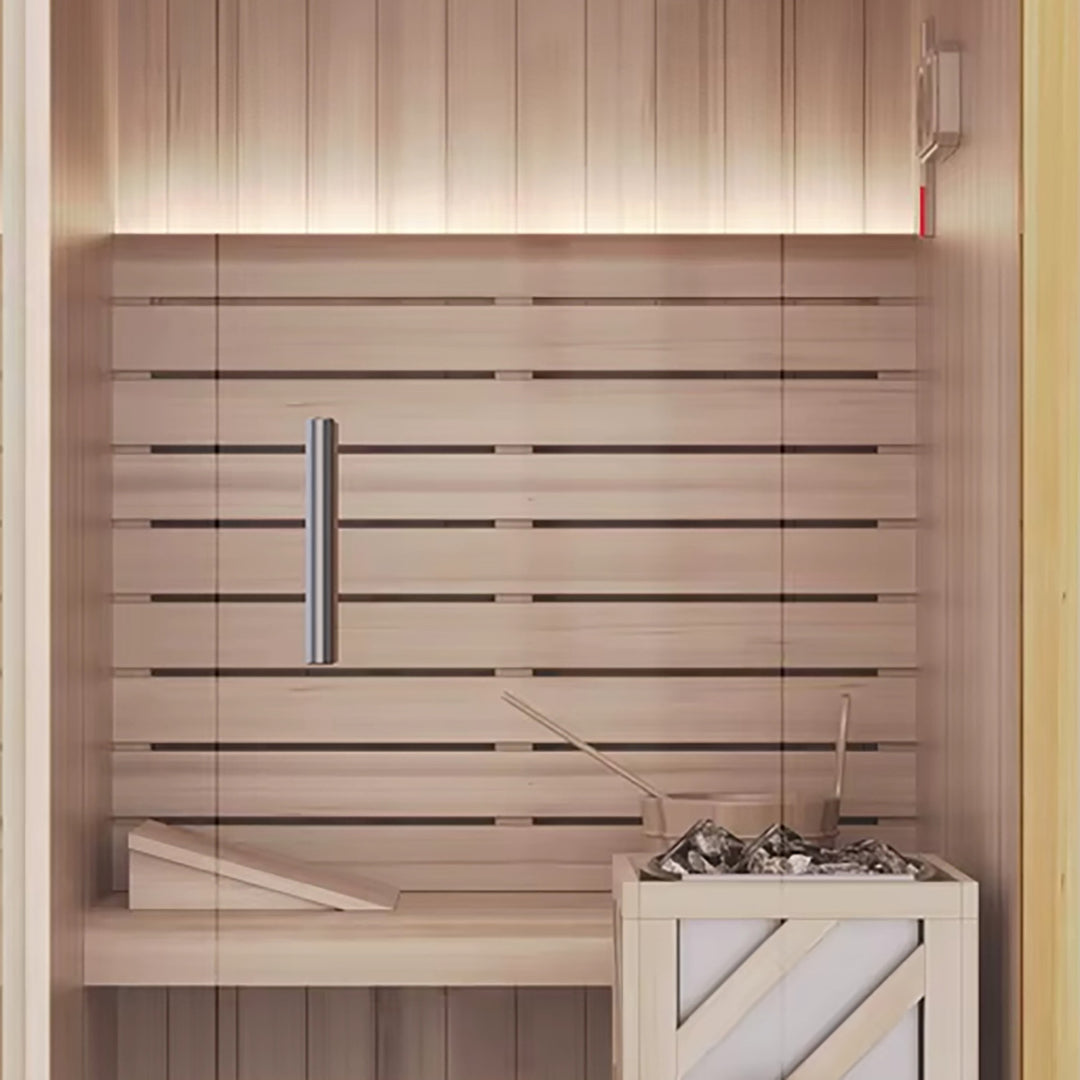 Glass Door of HolaLifes Sauna