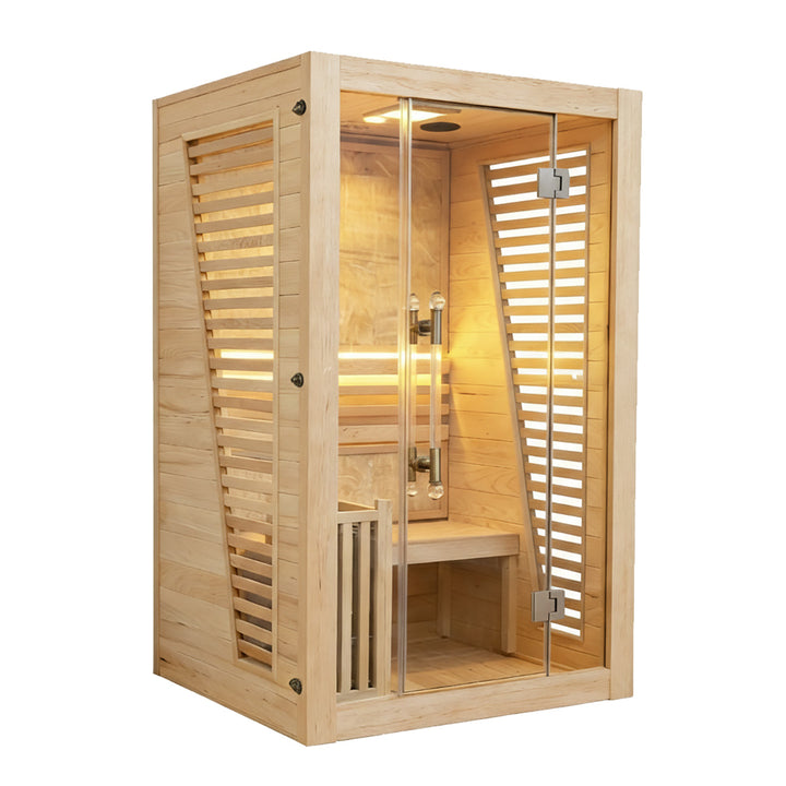 HolaLifes Indoor Traditional Steam Sauna - 1 Person
