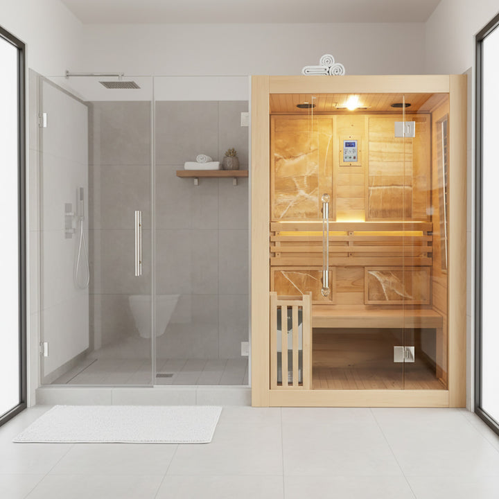 HolaLifes Indoor Traditional Steam Sauna - 1 Person