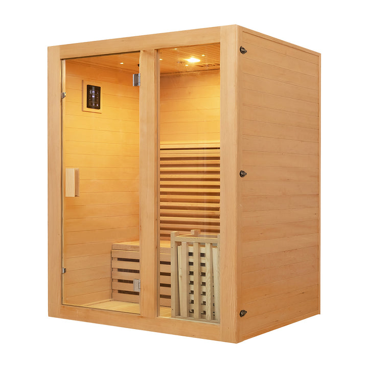 HolaLifes Indoor Traditional Steam Sauna - 2 Person