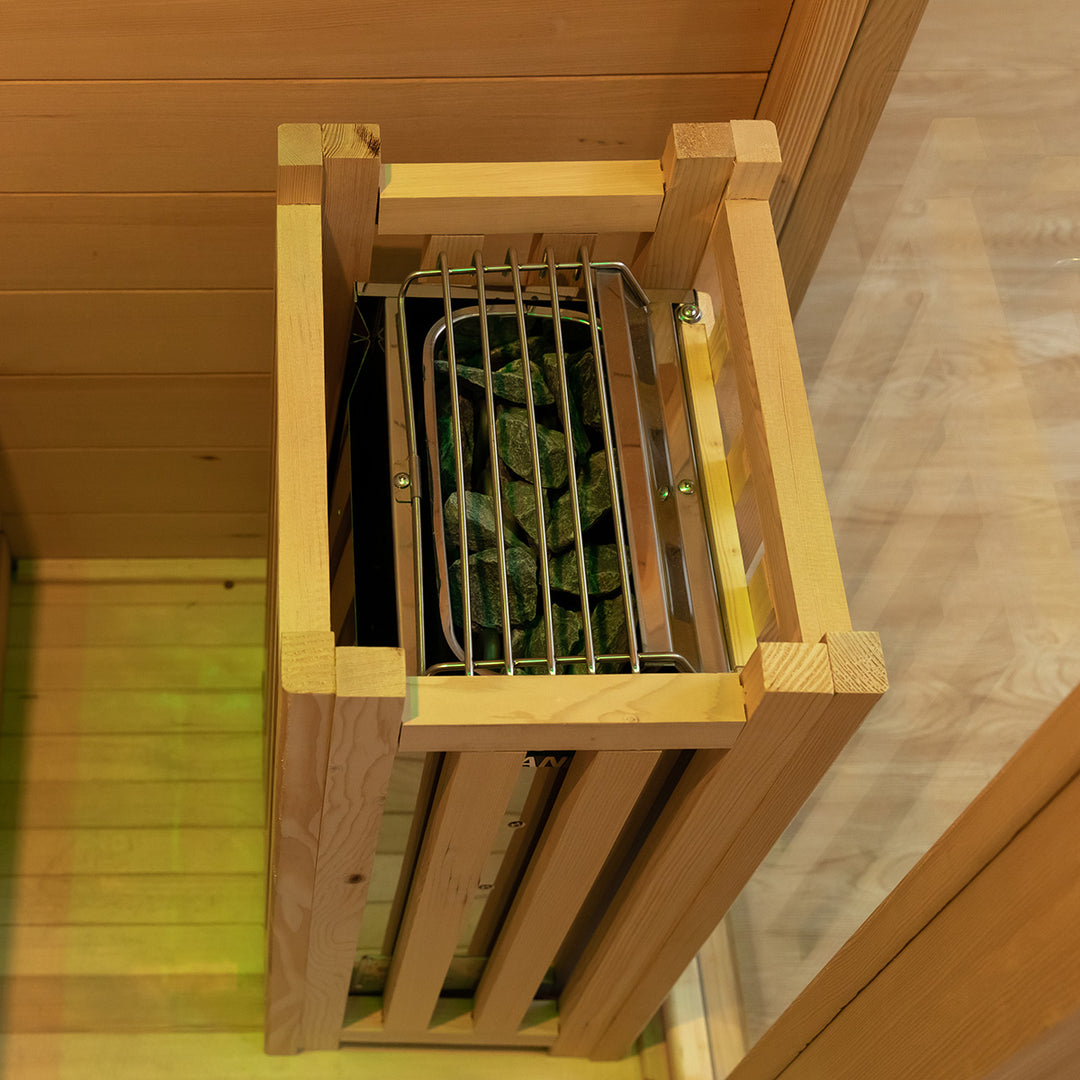 HolaLifes Indoor Traditional Steam Sauna - 2 Person