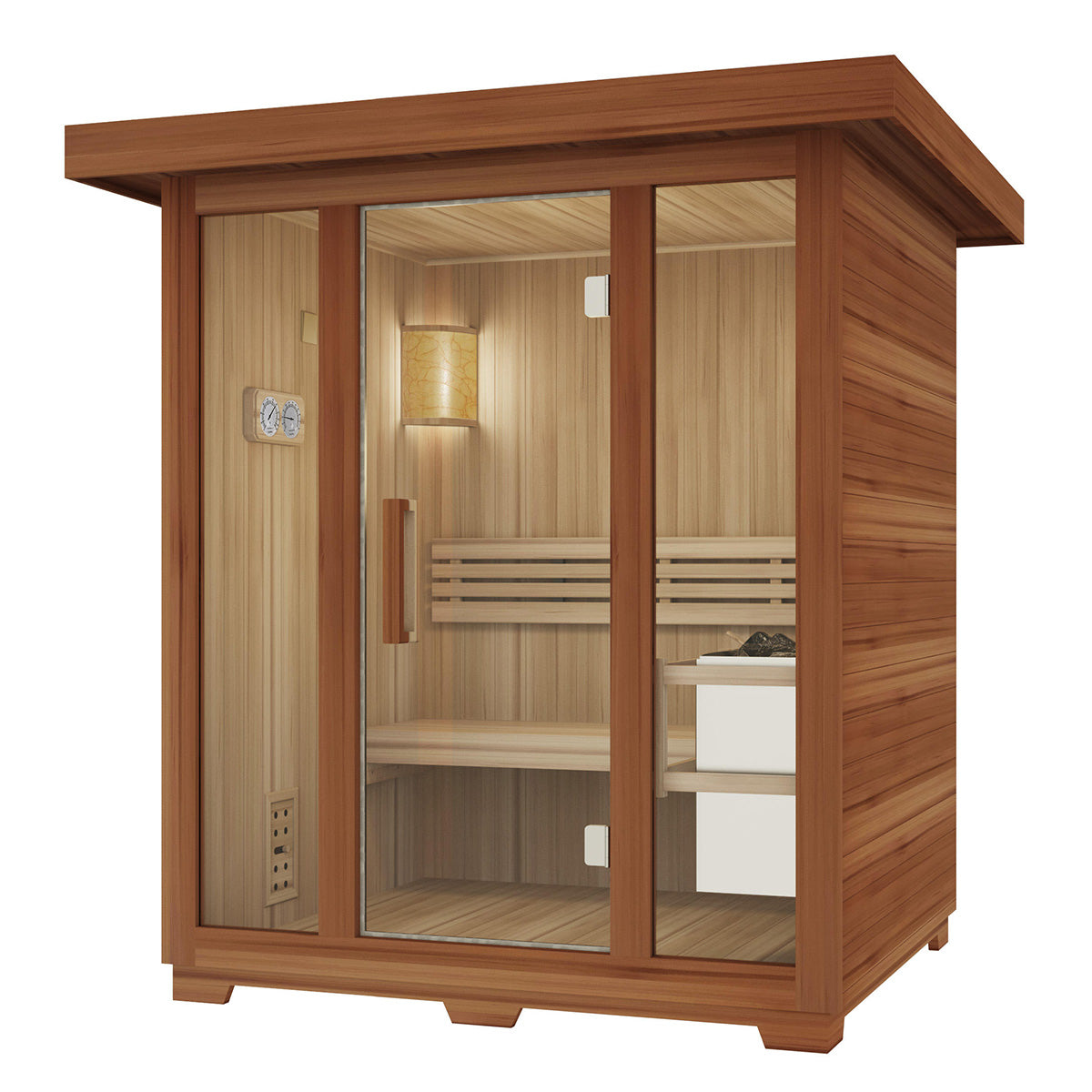 Koro Outdoor Sauna 2-3 Person | Traditional Steam Sauna for  Backyard, Patio, Garden | HolaLifes