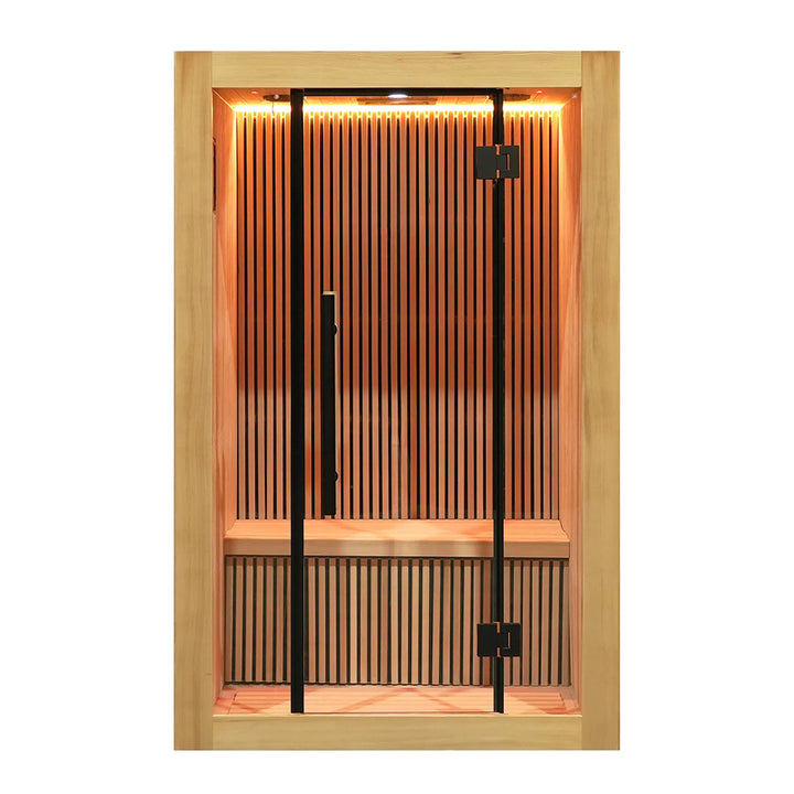 Nero 2 Person Indoor Low EMF Infared Sauna with Smart Control and Bluetooth Audio System | HolaLifes