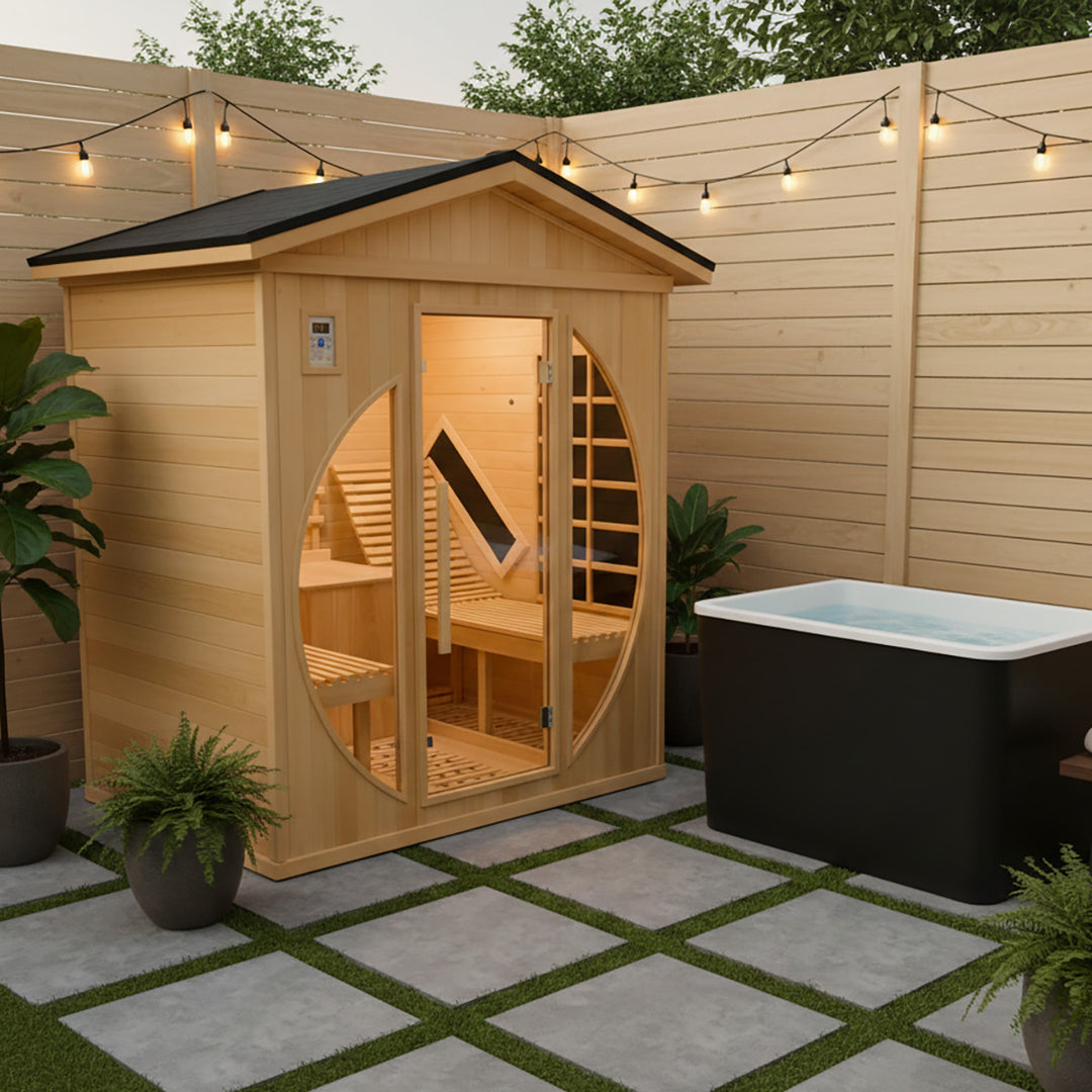 HolaLifes Outdoor Infrared Sauna - 2 Person