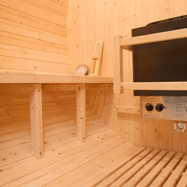 Floor Kit Details of HolaLifes® Rovo 1-2 Person Outdoor Barrel Sauna