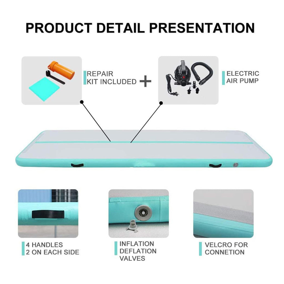 Holalifes Gymnastics Tumble  Air Mats for Home Use or Water with Electric Pump