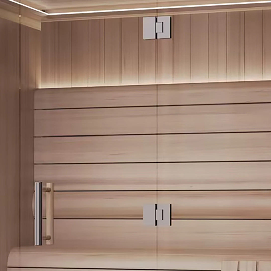 Wooden Backrest of HolaLifes Sauna